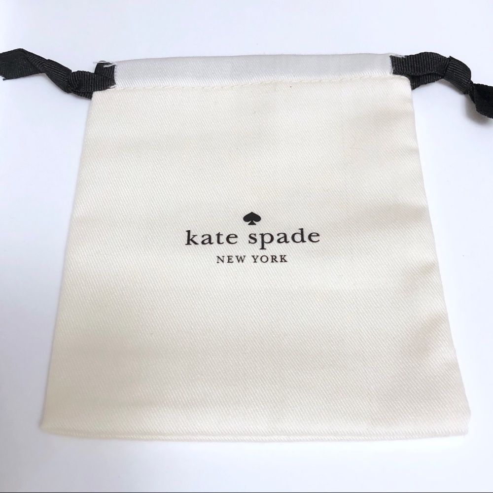 Kate Spade oval gold tone earrings - Picture 2 of 2